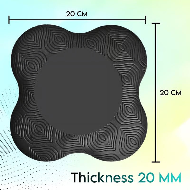 Yoga Knee Pads for Joint Protection – Non-Slip Wrist, Elbow & Knee Cushion Support (Pack of 2)