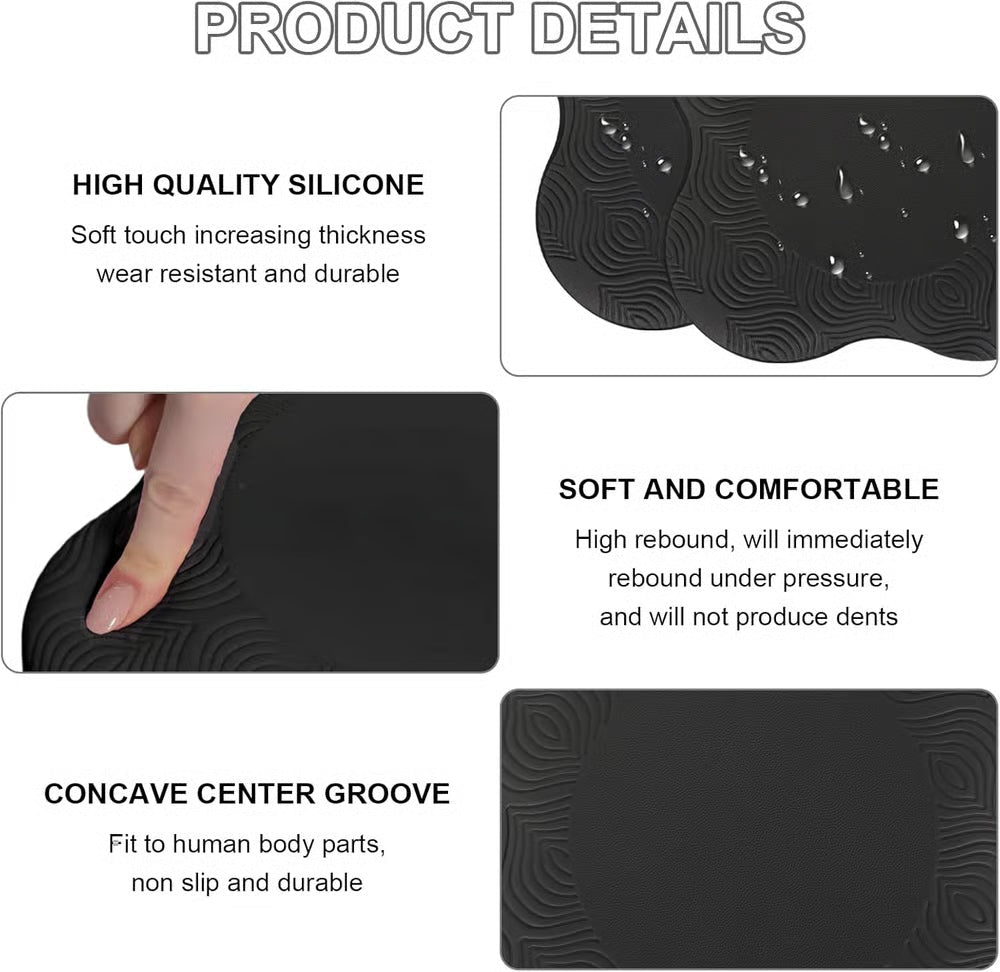 Yoga Knee Pads for Joint Protection – Non-Slip Wrist, Elbow & Knee Cushion Support (Pack of 2)